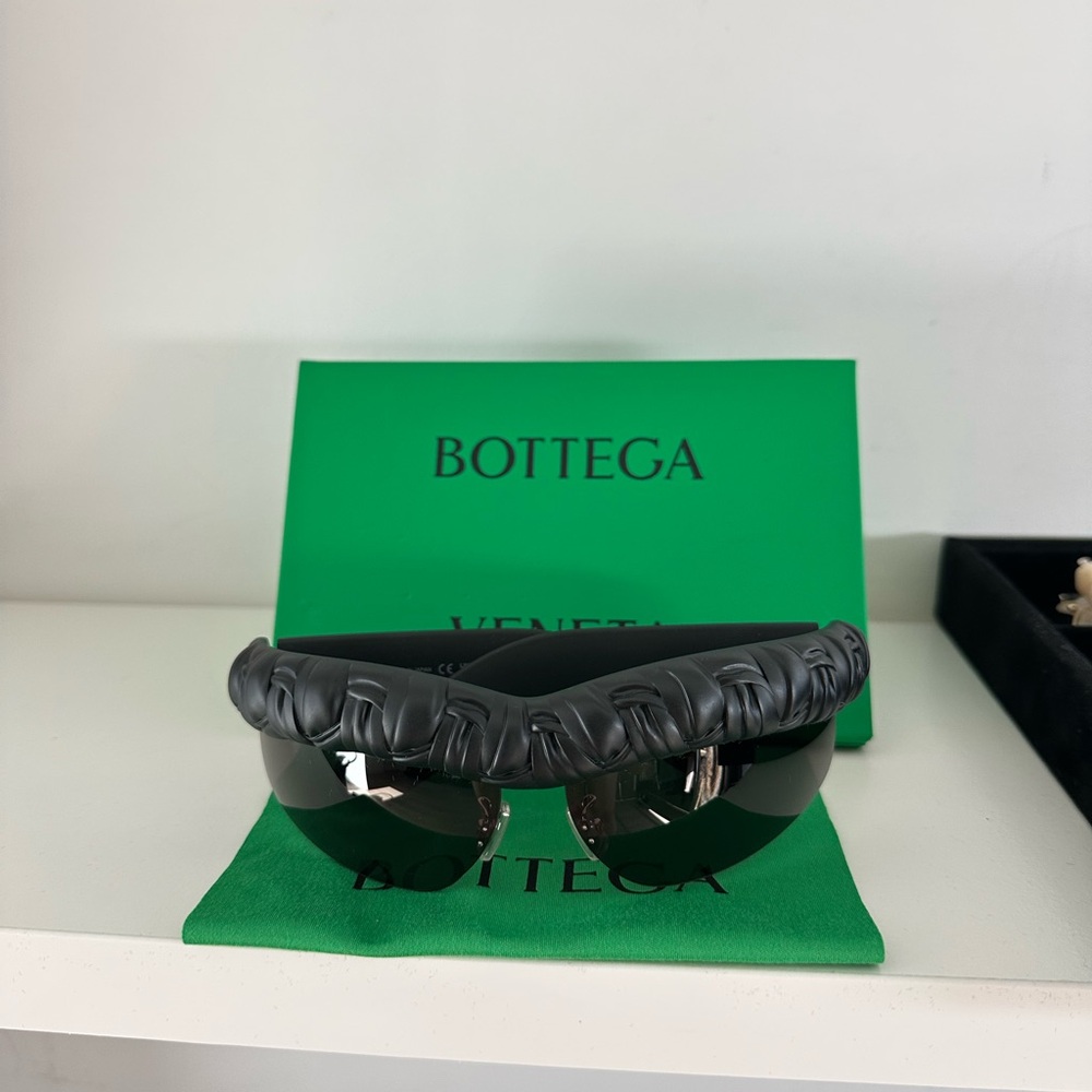BOTTEGA VENETA 69MM Braided Biker Sunglasses